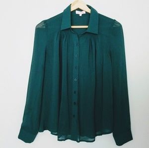 🌞3/$10 | Green Sheer Blouse